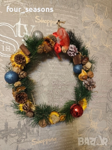 Коледни венци , снимка 5 - Декорация за дома - 51981814