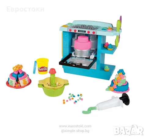 Игрален комплект Play-Doh Kitchen Creations Rising Cake Oven, снимка 1 - Образователни игри - 47793674