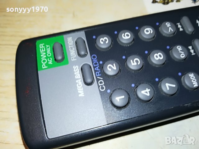 SONY RMT-C350 RADIO CASSETTE REMOTE CONTROL 0409221442, снимка 2 - Други - 37896253