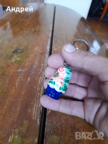 Стар ключодържател Матрьошка #3, снимка 4 - Други ценни предмети - 52930299