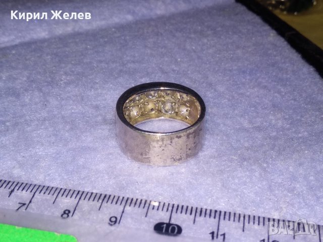 СКЪПОЦЕНЕН СРЕБЪРЕН МОДЕН БУТИКОВ ПРЪСТЕН Тип ХАЛКА СРЕБРО 925 с ЮВЕЛИРНО ИНКРУСТИРАНИ ЦИРКОНИ 34650, снимка 7 - Пръстени - 39535640