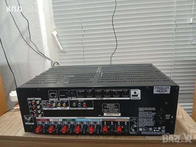 7.1 канален мрежов ресивър DENON AVR-X 2000 4K HDMI , снимка 14 - Ресийвъри, усилватели, смесителни пултове - 53029203
