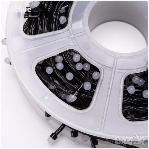 Водоустойчиви Коледни Led лампички Звездно небе - 50 метра 240 светлини, снимка 6 - Лед осветление - 52844285