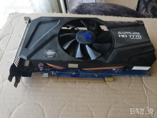 Видео карта AMD Radeon Sapphire HD 7770 GHz Edition 1024MB GDDR5 128bit PCI-E, снимка 5 - Видеокарти - 43008803