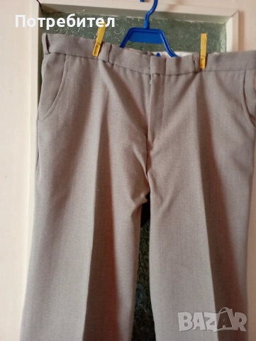 Мъжки панталон – бежов, снимка 2 - Панталони - 52603760