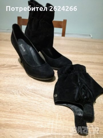 Дамски обувки 2 в 1, снимка 4 - Дамски обувки на ток - 28374901