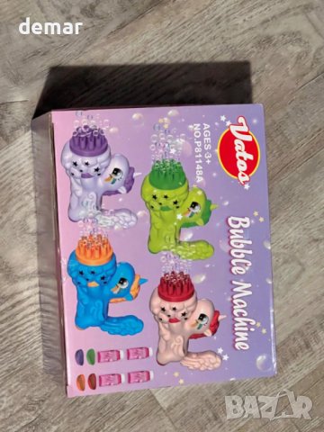 VATOS 4 броя Пистолети за мехурчета за деца, светлини и разтвор, снимка 10 - Други - 43307456