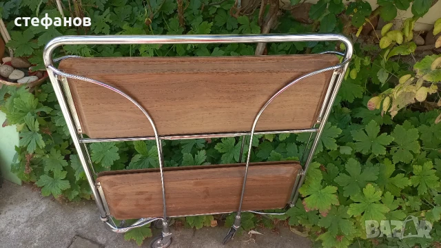 Руска помощна бар масичка, сгъваема на колелца, снимка 7 - Други - 50985157