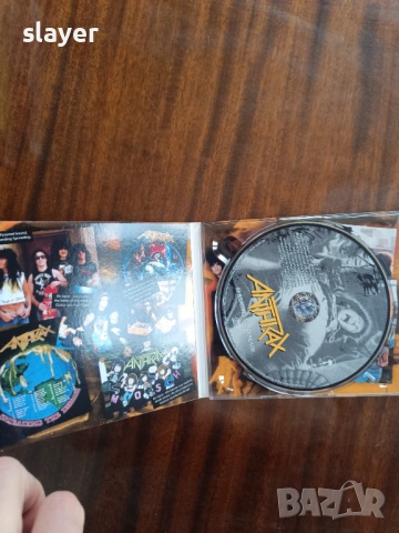 Оригинален диск Anthrax, снимка 3 - CD дискове - 53582867