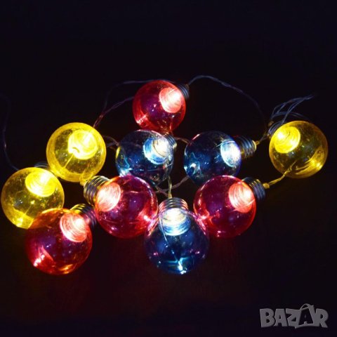 BLOWOUT 10 LED RBY мини лампички , снимка 1 - Лед осветление - 43064241