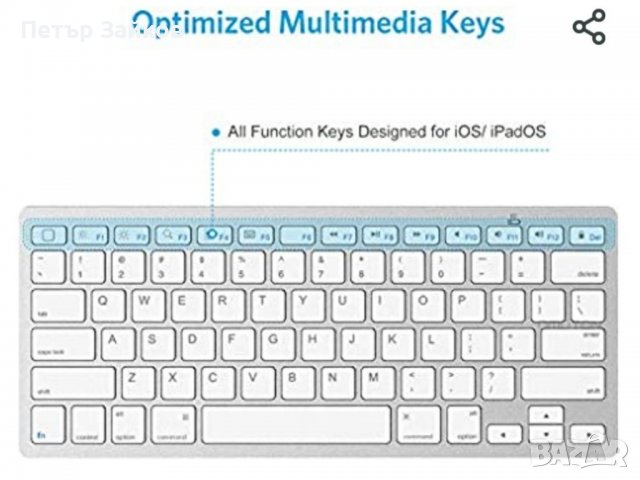 Bluetooth клавиатура, снимка 6 - Клавиатури и мишки - 38915809