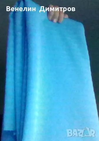 Коприна ,цвят син , снимка 6 - Ризи - 47865622