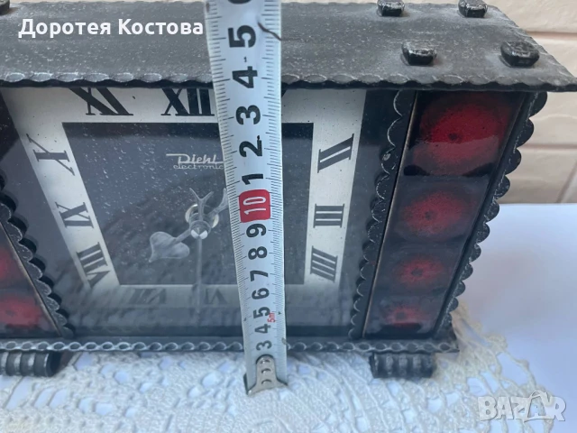 Красив часовник от ковано желязо, снимка 5 - Антикварни и старинни предмети - 50607941