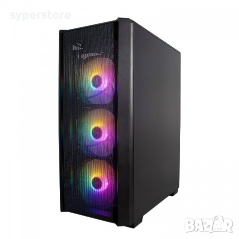 Компютърна кутия 1stPlayer V4-4F1, Black, ATX, Middle Tower Черна, снимка 3 - Захранвания и кутии - 40017897