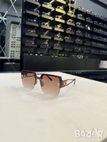 очила с черен обикновен калъф и ув защита chanel , снимка 4 - Слънчеви и диоптрични очила - 51348773