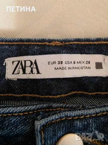 Zara, снимка 5 - Дънки - 52972411