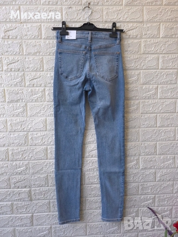 Дамски дънки Mango с висока талия - 33 лв., снимка 4 - Дънки - 52773550