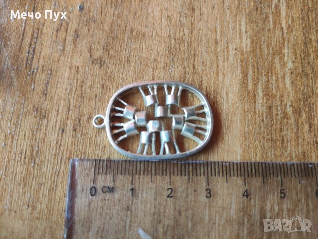 Сребърна висулка (23), снимка 3 - Колиета, медальони, синджири - 39940607