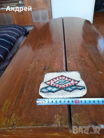 Старо мънистено портмоне #10, снимка 2 - Други ценни предмети - 49225091