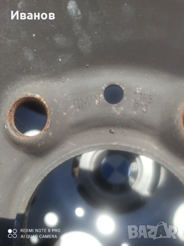 Железни джанти 16 цола бмв 2броя, снимка 4 - Гуми и джанти - 51330126