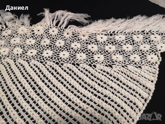 Плетен шал, снимка 3 - Антикварни и старинни предмети - 39148012