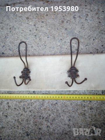 Стара закачалка, снимка 3 - Антикварни и старинни предмети - 27635671