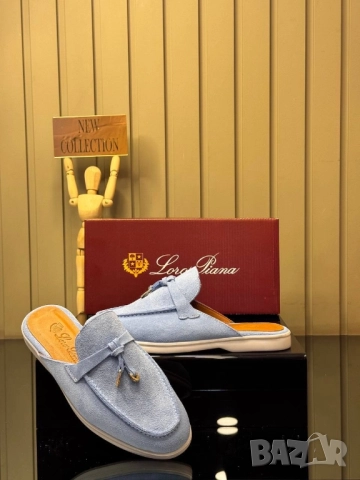 мокасини/ чехли  от естествен велур loro piana , снимка 6 - Дамски ежедневни обувки - 51641821