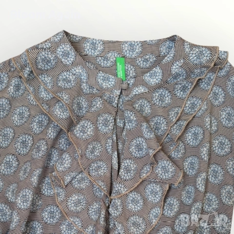 Дамска блуза/риза Benetton, снимка 2 - Ризи - 52102647