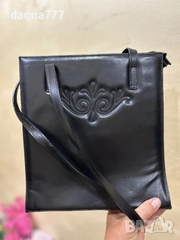 Чанта естествена кожа Германия, снимка 6 - Чанти - 50887511