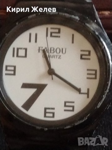 Мъжки часовник FABOU QUARTZ с силиконова каишка интересен модел 42541, снимка 2 - Мъжки - 43756610