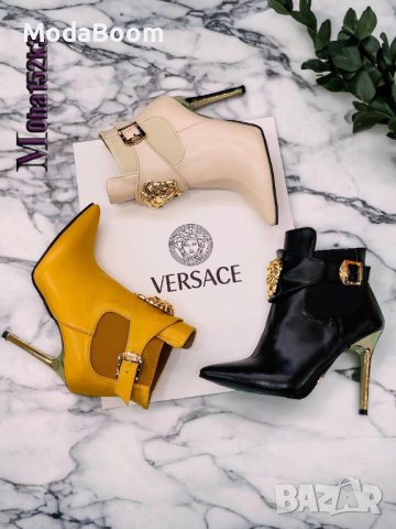 🤩Versace модерна дамски боти / В 3 цвята🤩, снимка 5 - Дамски боти - 43505510