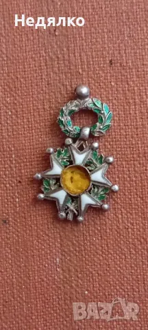 Френски сребърен орден,1870г,миниатюра