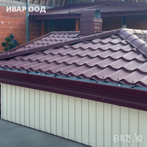 Метална Керемида "СИМЕТРИК" - производство и монтаж, снимка 17 - Строителни материали - 47114545