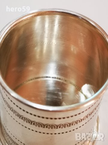 Сребърна(800 проба)чаша-тип халба, снимка 3 - Антикварни и старинни предмети - 26880301