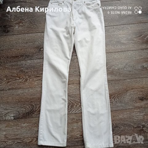 Бели дамски Lotus дънки, 27 р-р, снимка 3 - Дънки - 32547425