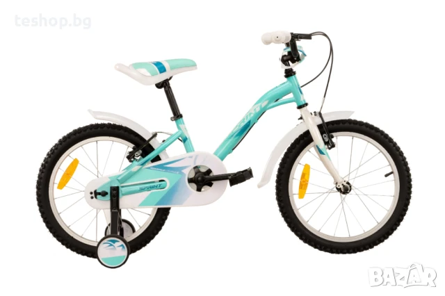 Детски велосипед HARDTAIL с помощни колела ALICE 18 1 SP в 6 цвята, снимка 6 - Детски велосипеди, триколки и коли - 50470639