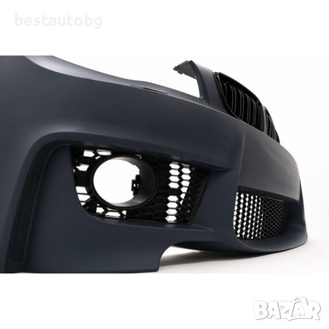 Предна M1 дизайн броня за BMW E87/E88 E81/E82 (2004-2013) с бъбреци и халогени, снимка 8 - Аксесоари и консумативи - 43223457