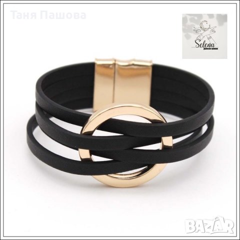 КОЖЕНИ ГРИВНИ С МЕТАЛНИ ЕЛЕМЕНТИ , снимка 16 - Гривни - 40192223