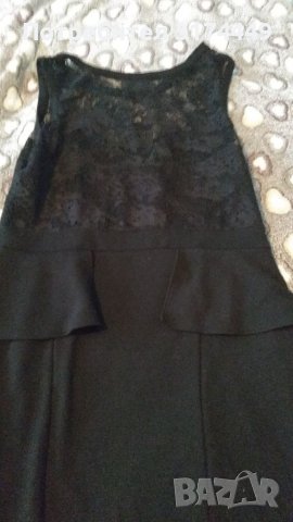 Дамска маркова рокля RAINBOW,черен цвят с дантела , снимка 1 - Рокли - 37472101