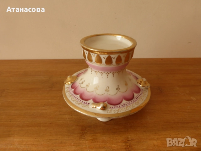 Капак за порцеланов самовар Гжель, снимка 2 - Антикварни и старинни предмети - 52494964