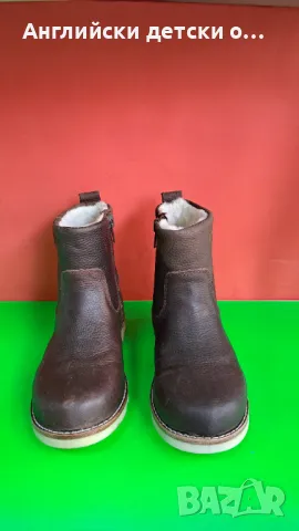 Английски детски боти естествена кожа, снимка 7 - Детски боти и ботуши - 48771226