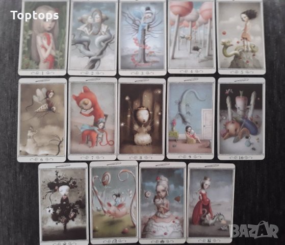 78 таро карти: Nicoletta Ceccoli Tarot & The Little Prince Tarot , снимка 14 - Карти за игра - 33677847