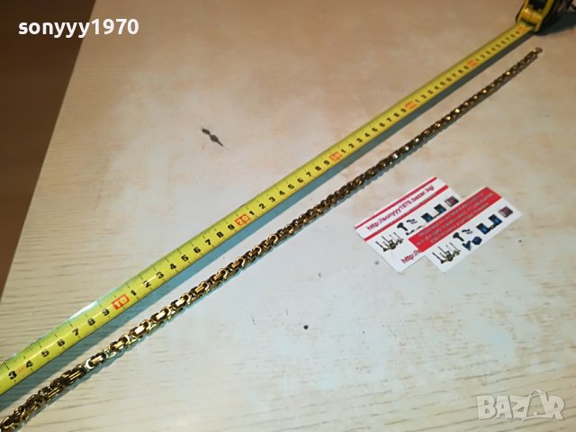 ЗЛАТЕН ЛАНЕЦ ЗА ВРАТА-КАТО ЗЛАТЕН!!! ЦВЯТ ЗЛАТО2809221843, снимка 5 - Колекции - 38150372