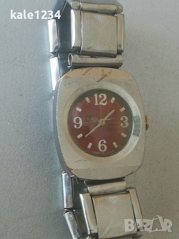 Ретро часовник SLAVA. Made in USSR. Vintage watch. Дамски. Механичен. СЛАВА. СССР. , снимка 7 - Дамски - 37378015