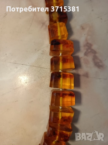 Кехлибарена огърлица, колие, снимка 2 - Колиета, медальони, синджири - 51945405