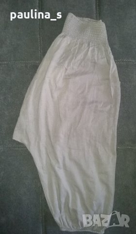 Памучни декорирани потурки "Cream" , снимка 3 - Къси панталони и бермуди - 26332258