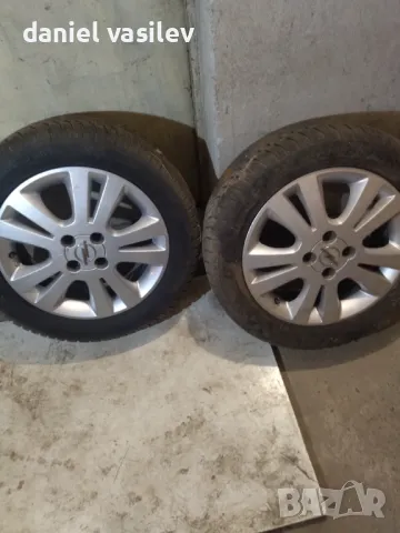 алуминиеви джанти с гуми, снимка 3 - Гуми и джанти - 47899331