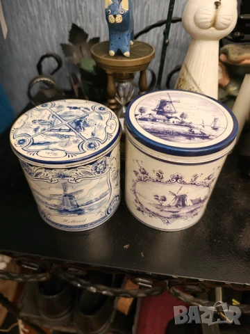 Делфт лот метални кутии , снимка 2 - Кутии за храна - 50659969
