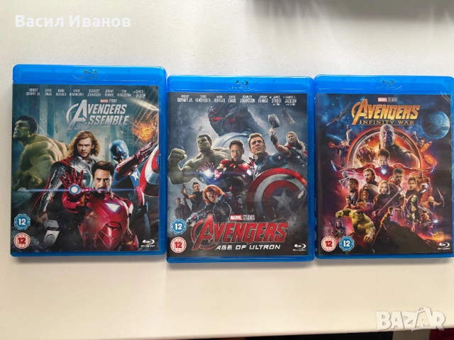 Avengers Trilogy Blu Ray collection , снимка 4 - Blu-Ray филми - 53586700