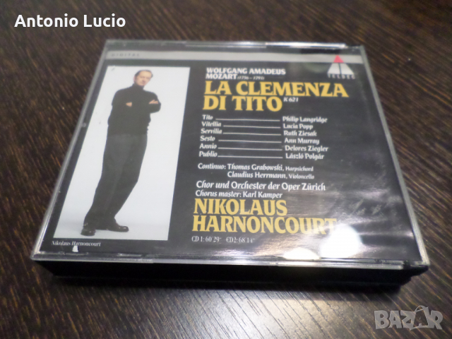 Mozart - La Clemenza di Tito - Nikolaus Harnoncourt, снимка 5 - CD дискове - 36423057